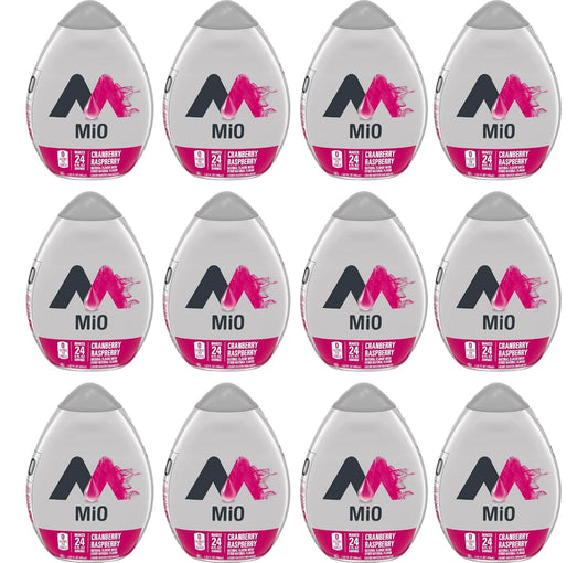 MiO Sugar-Free Cranberry Raspberry Liquid Water Enhancer 12 Count