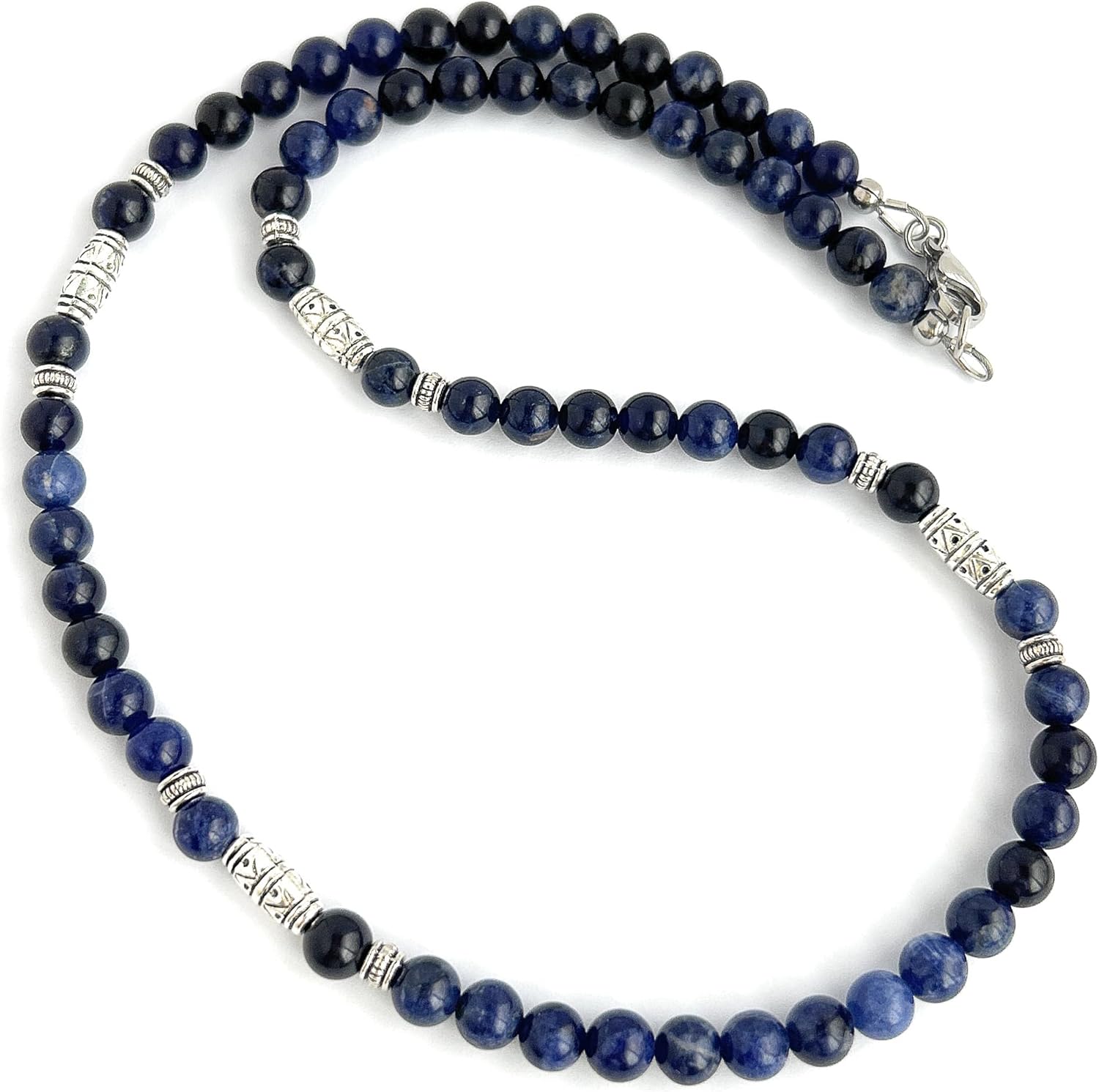 Mami's Gem Studio Mens Beaded Necklace - Unique Tribal Style
