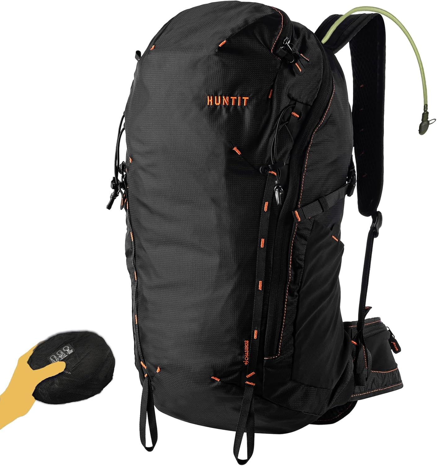 HUNTIT 35L Lightweight Hiking Backpack - Packable & Durable
