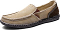 CASMAG Men's Casual Canvas Slip on Loafers - Lightweight Summer Shoe
