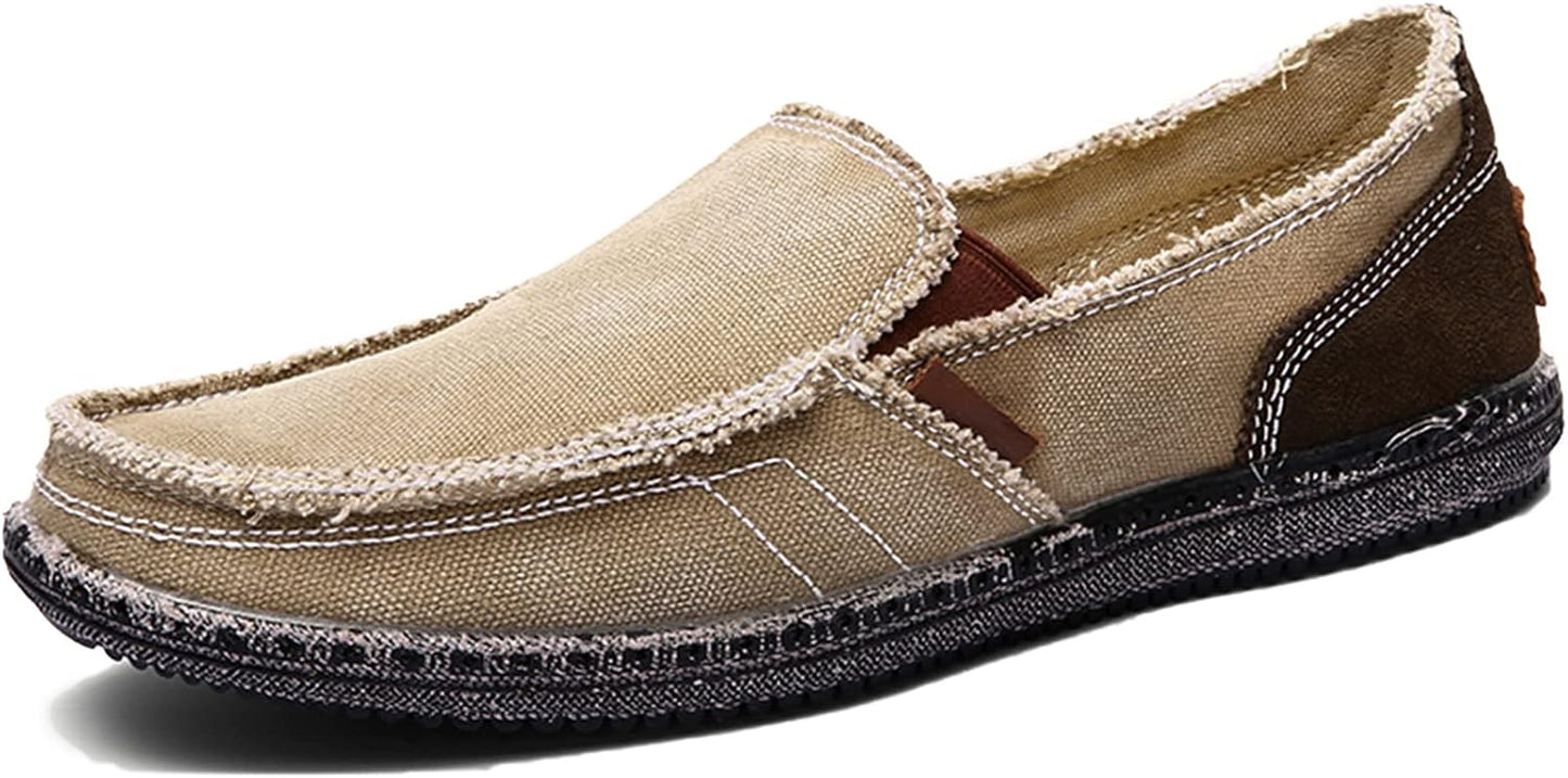 CASMAG Men's Casual Cloth Shoes Slip on Loafers for All Occasions
