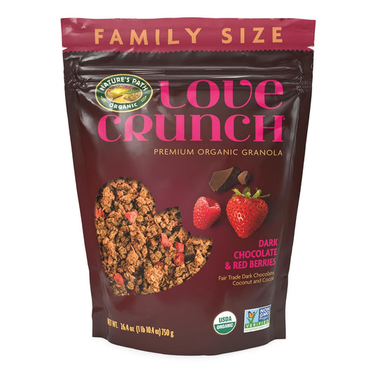 Love Crunch Organic Dark Chocolate & Red Berries Granola Review