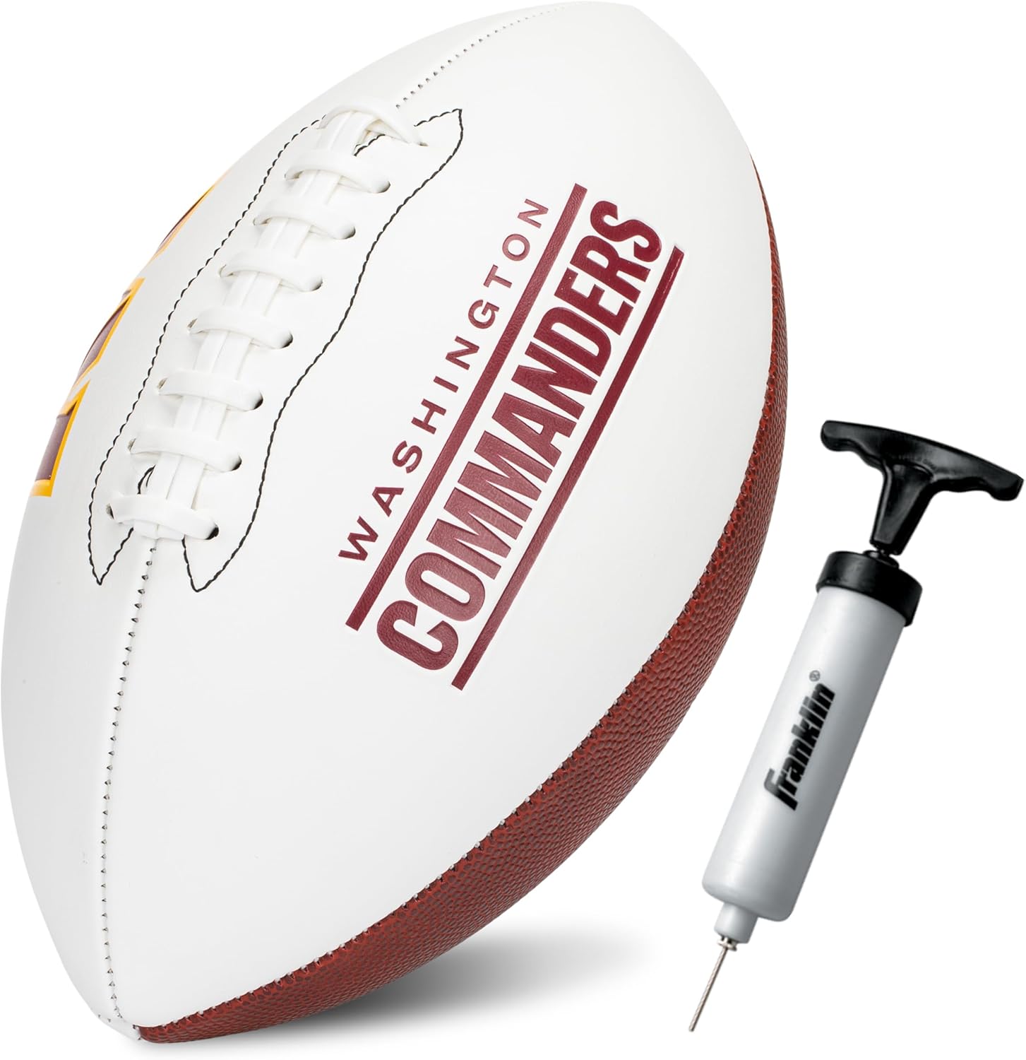 NFL Autograph Football for WASHINGTON COMMANDERS Fans - Official Size