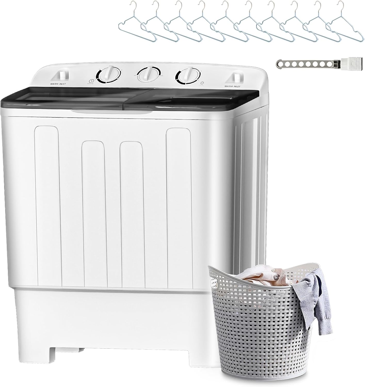 Portable Twin Tub Washing Machine for Compact Laundry Needs