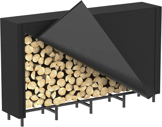 Firewood Rack Outdoor with Cover for Efficient Wood Storage