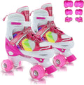 Adjustable Kids Roller Skates for Girls and Boys Ages 3-5 5-8 8-12