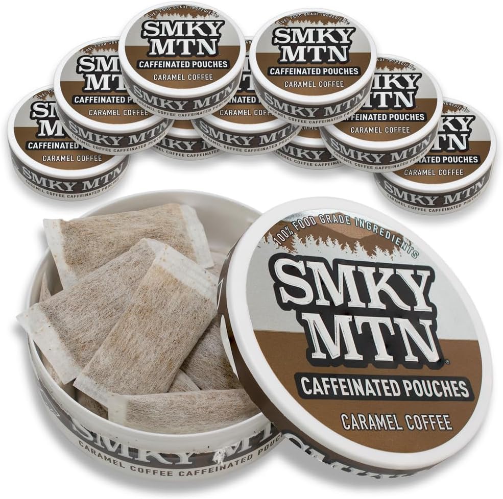Smokey Mountain Caffeinated Pouches - Caramel Coffee Flavor