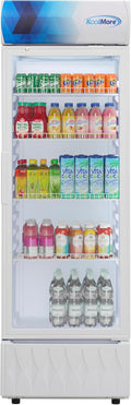 Commercial Merchandiser Refrigerator 22 in One-Door Upright - Clear