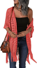 Lightweight Open Front Knit Cardigan for Women by HOTOUCH