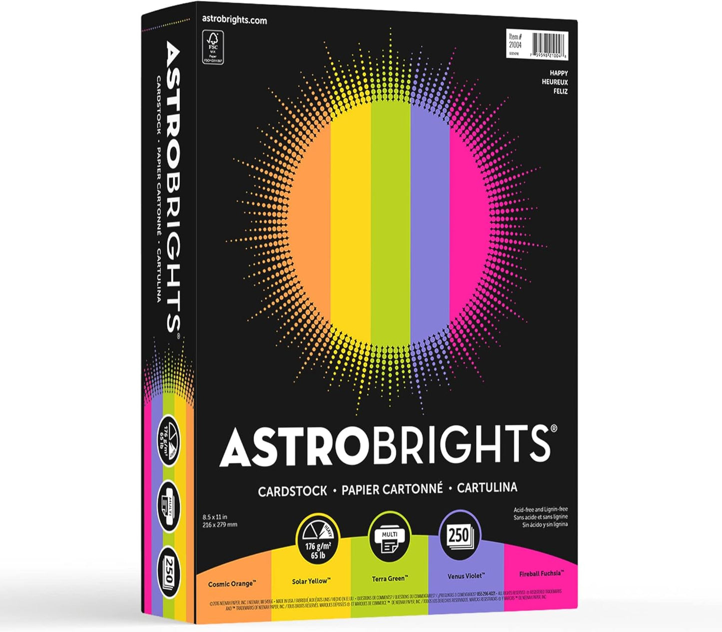 Astrobrights Color Card Stock for Vibrant Presentations and More