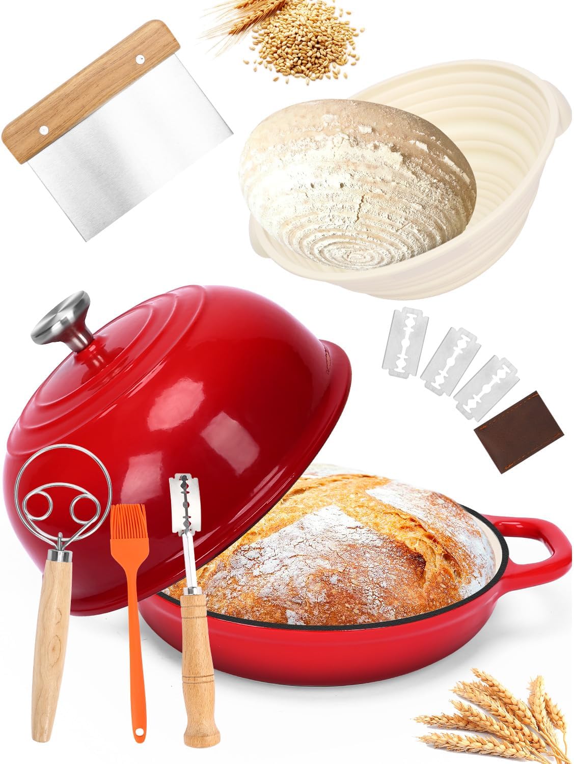 QuliMetal Dutch Oven for Perfect Sourdough Bread Baking