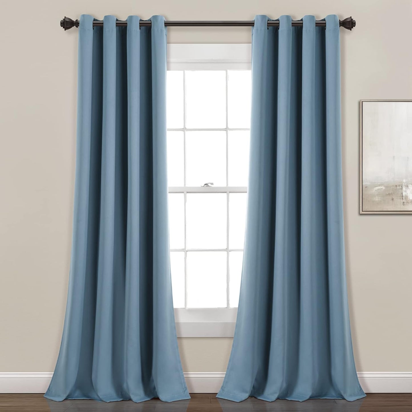 Insulated Grommet Blackout Window Curtain Panels for Chic Decor