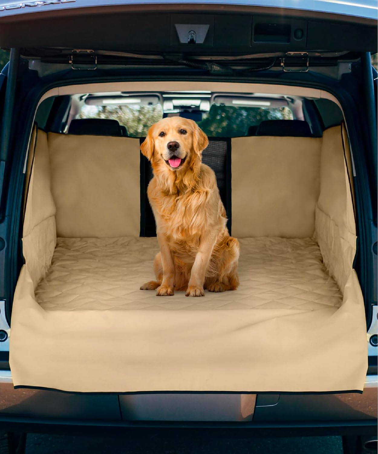 FrontPet SUV Cargo Liner for Dogs - Water-Resistant Cover Mat