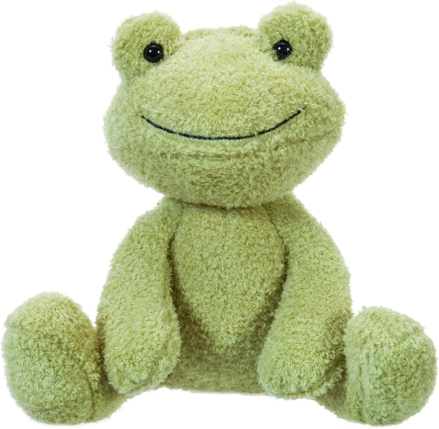 Plush Velvet Frog Stuffed Animal for Kids - Soft and Cuddly