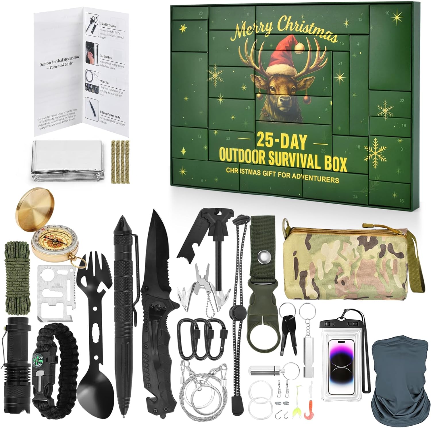 Survival Kit Advent Calendar for Outdoor Adventures and Fun