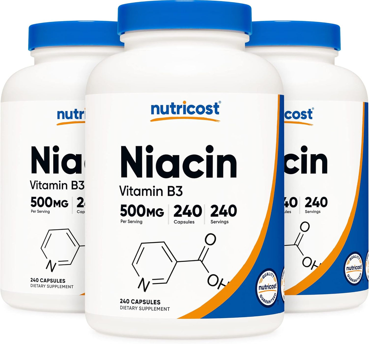 Nutricost Niacin 500mg Capsules for Enhanced Wellness Support