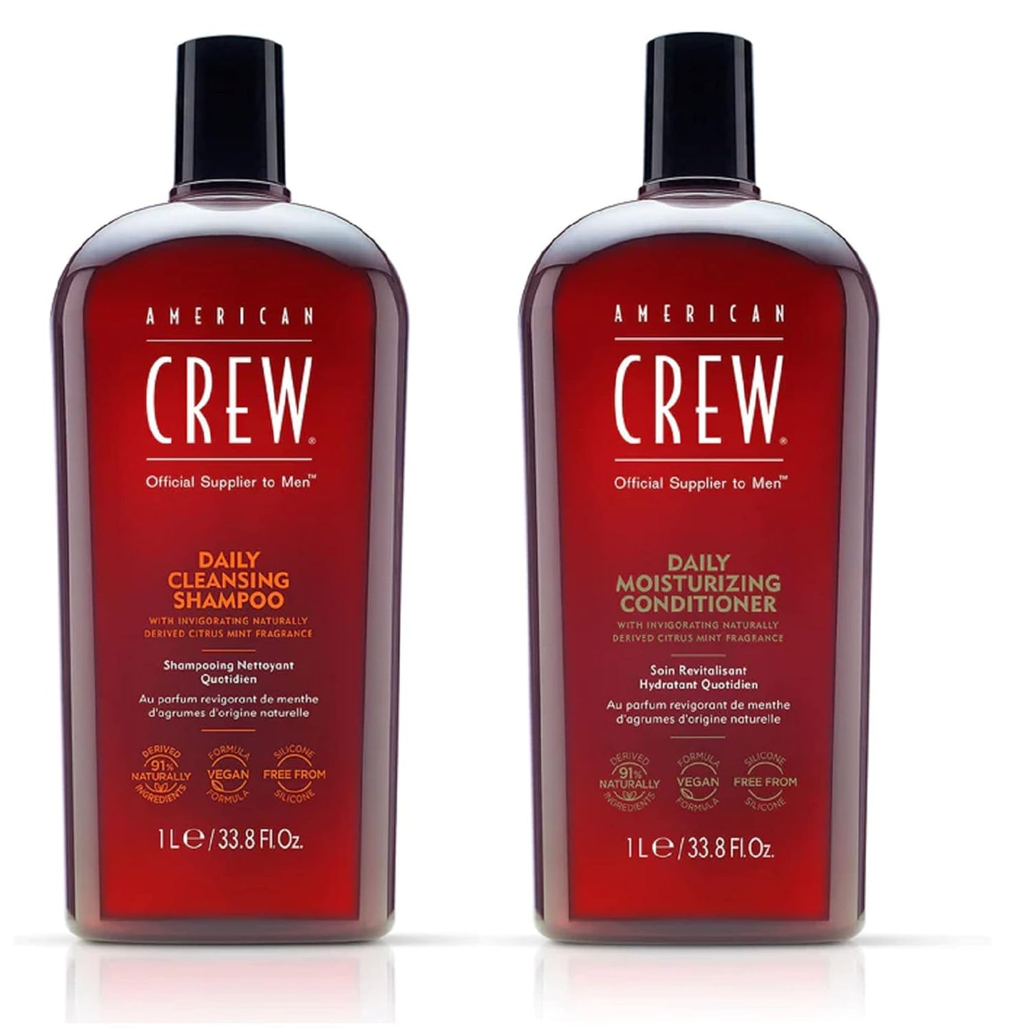 American Crew Daily Shampoo and Conditioner for Healthy Hair