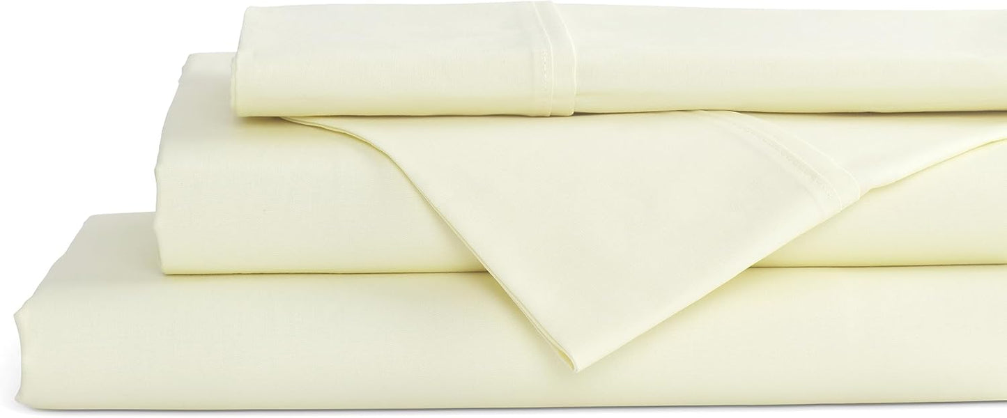 100% Cotton Percale King Size Sheets Set for Ultimate Comfort