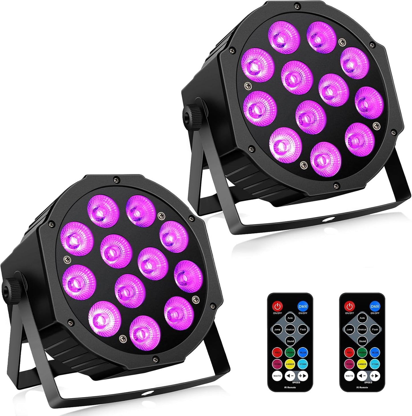 36W RGBW Rechargeable Par Lights for DJ Events and Parties