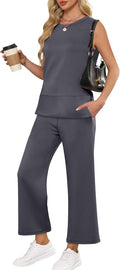 ANRABESS Women's 2 Piece Outfits 2025 Summer Beach Travel Set Our