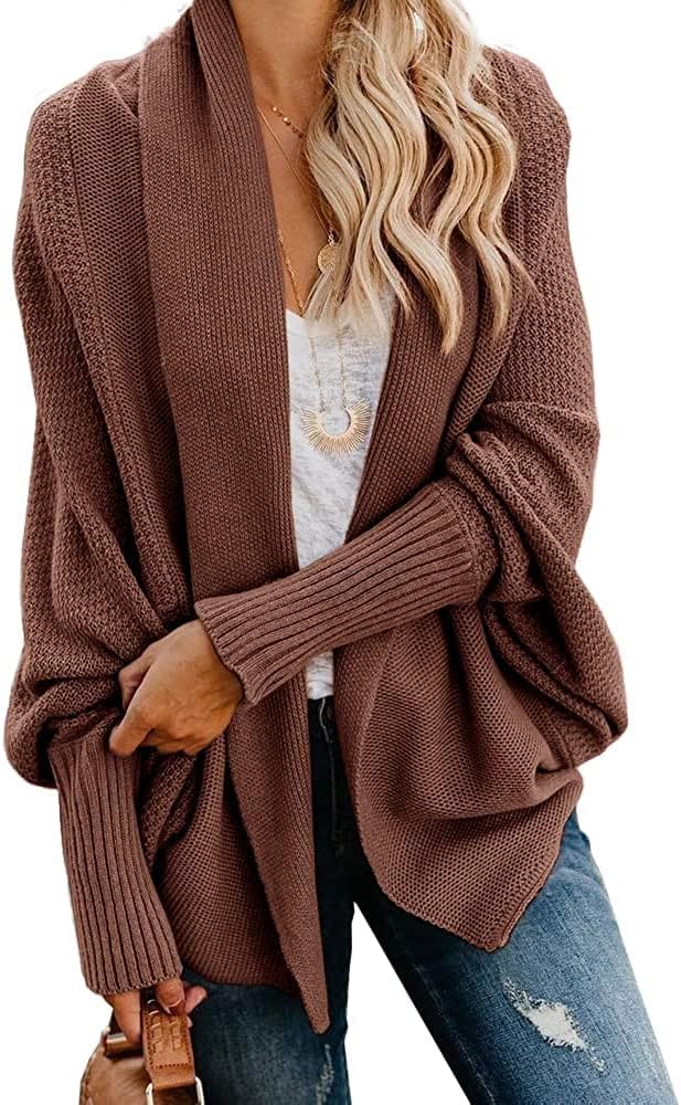 Mafulus Women's Oversized Chunky Knit Cardigan for Style