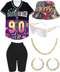 80s 90s Outfit for Women Unisex Hip Hop Costume (Style X7JJ)