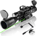4-16x50AO Rifle Scope Combo with Red/Green Dual Illumination