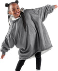 Oversized Wearable Blanket Hoodie - Soft Plush Sherpa Comfort