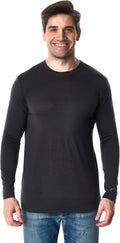 Merino Wool Base Layer Mens Slim Fit Thermal Shirt - Year-Round