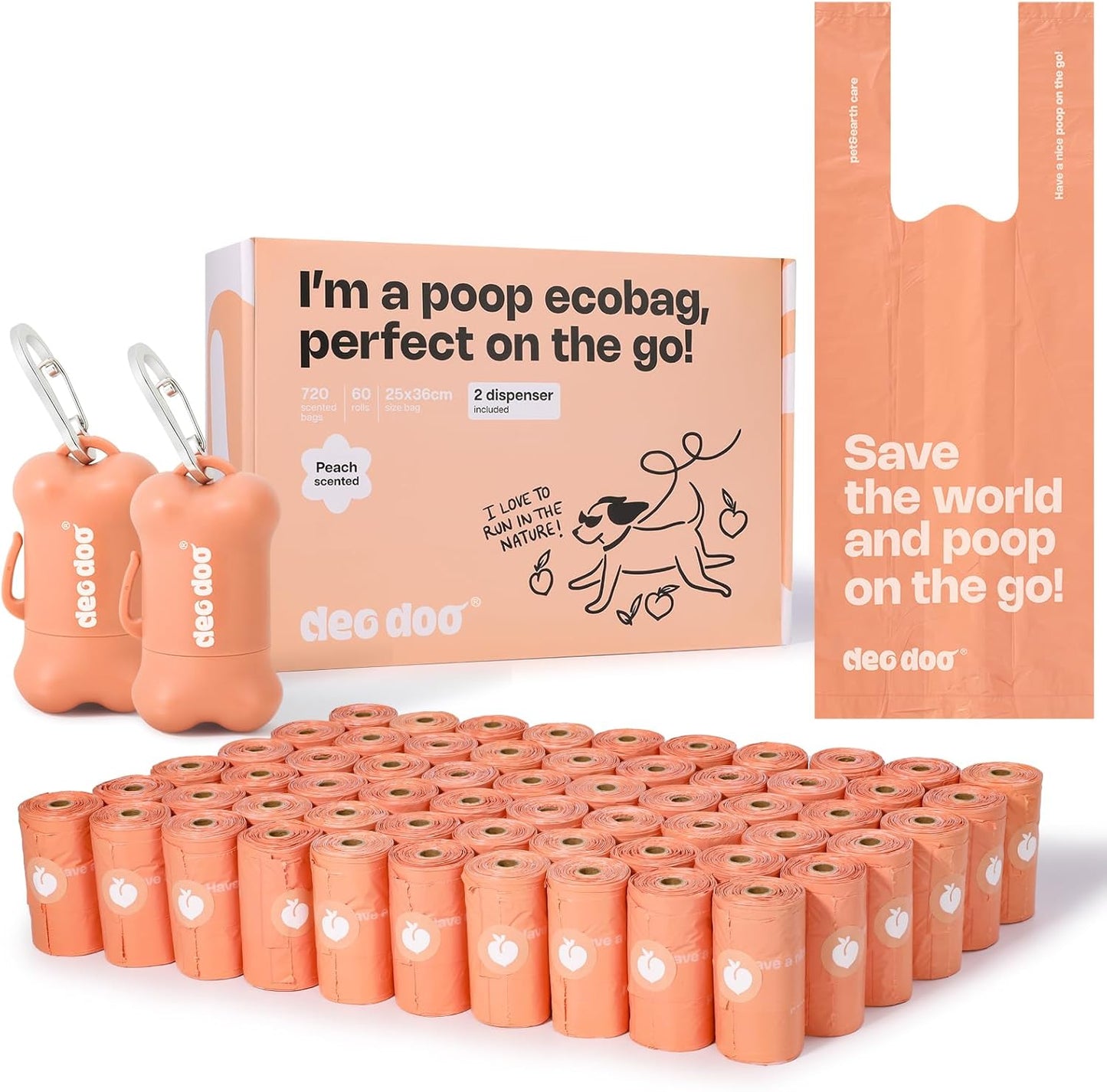 Dog Poop Bags with Handles 720 Counts Leak Proof Extra Thick