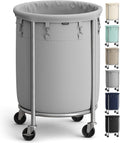 Laundry Basket on Wheels 29-Gallon Rolling Hamper - Large Capacity