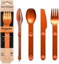Magware Magnetic Camping Cutlery Set - Portable Travel Utensils