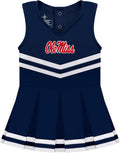 Baby Girls' NCAA Cheer Bodysuit Dress for Sports Enthusiasts