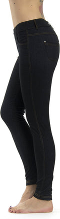 Women's Jean Look Jeggings Slimming Capri Pants - Many Colors