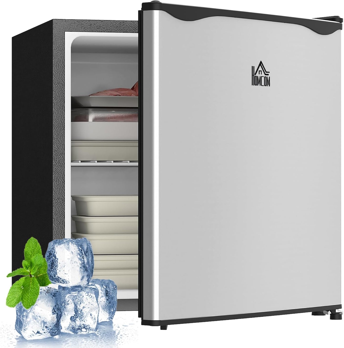 Compact 1.1 Cu.Ft Mini Freezer for Home, Dorm, and Office