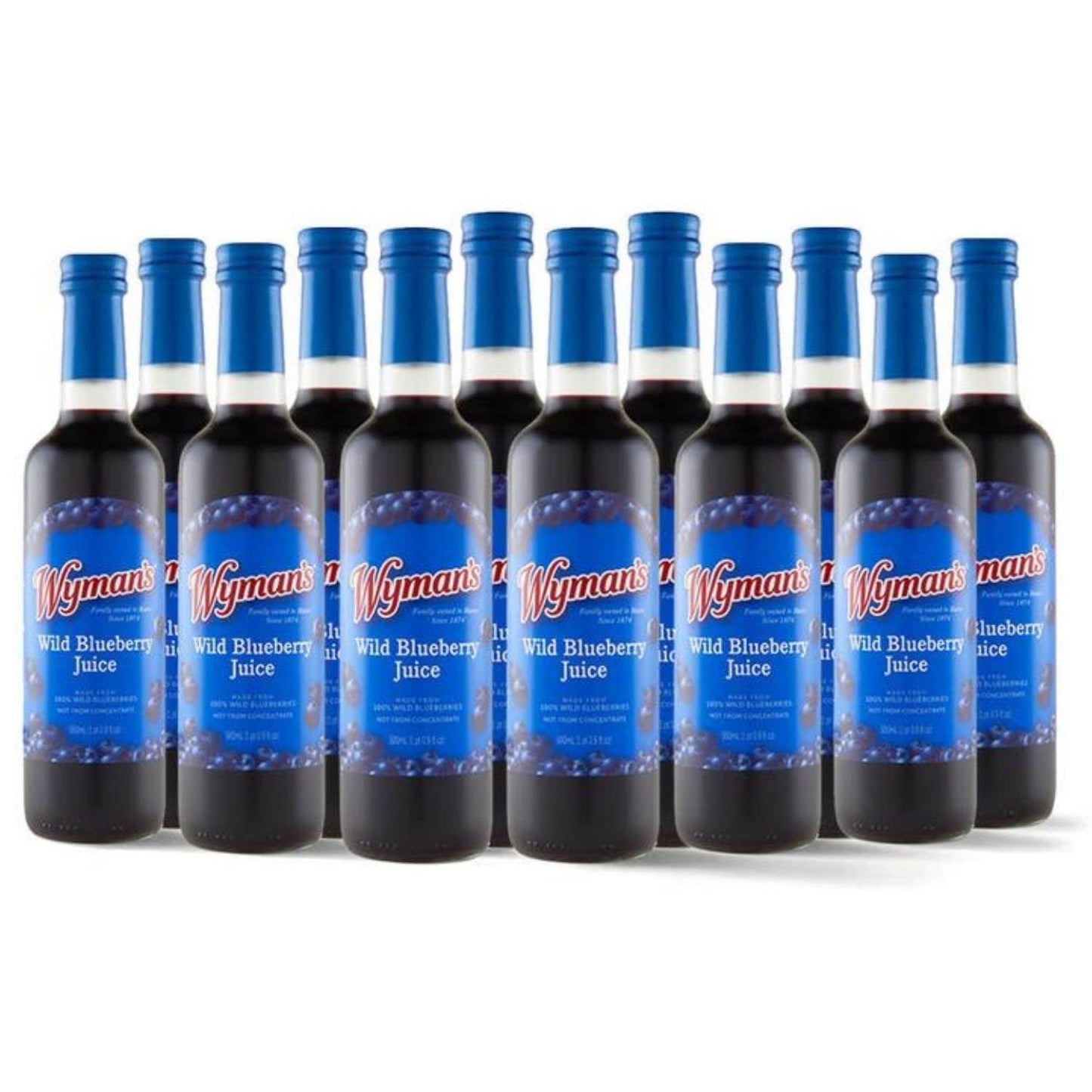 Wyman's Wild Blueberry Juice - 100% Pure, No Sugar Added