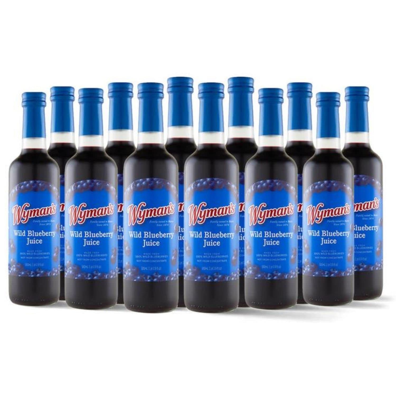 Wyman's Wild Blueberry Juice - 100% Pure, No Sugar Added