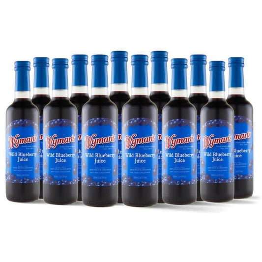Wyman's Wild Blueberry Juice - 100% Pure, No Sugar Added