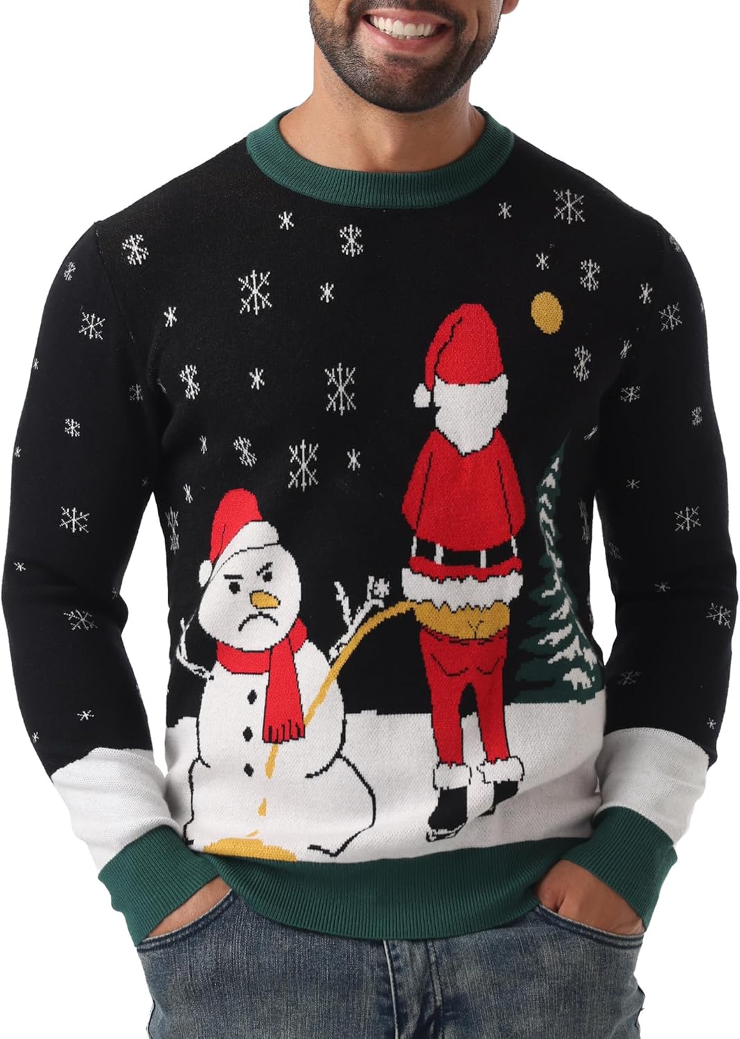 Askdeer Men's Ugly Christmas Sweater for Festive Cheer