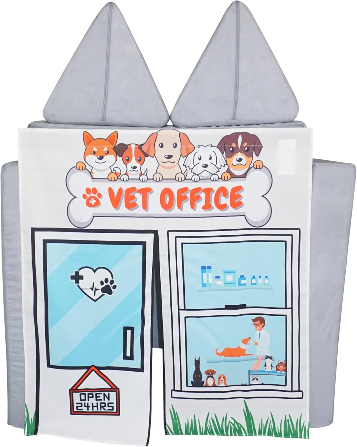 Vet Office Play Panel for Kids Couch by Couch Swag - Fun & Safe