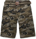 Ecko Cargo Shorts for Men Twill Camo Cargo Shorts - Durable Below-Knee