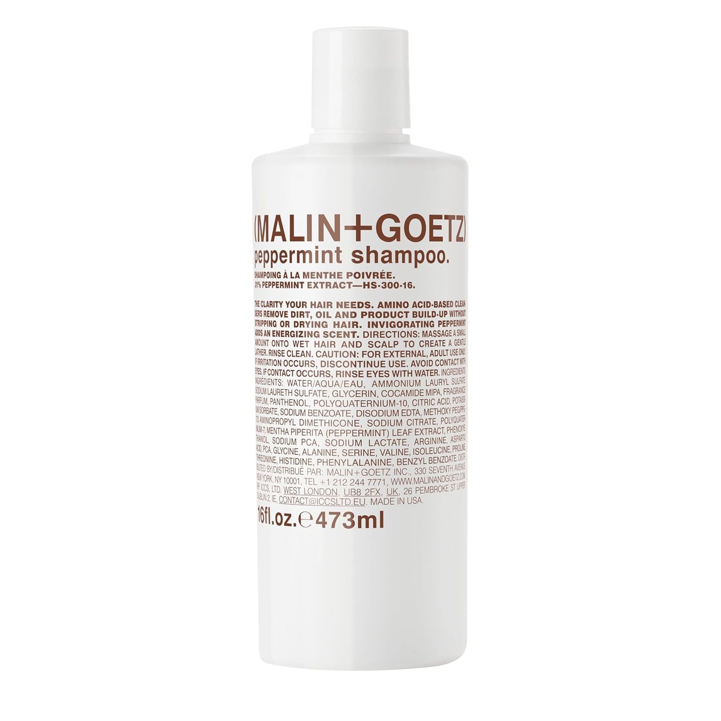 MALIN+GOETZ Shampoo for All Hair Types - Hydrating & Clarifying