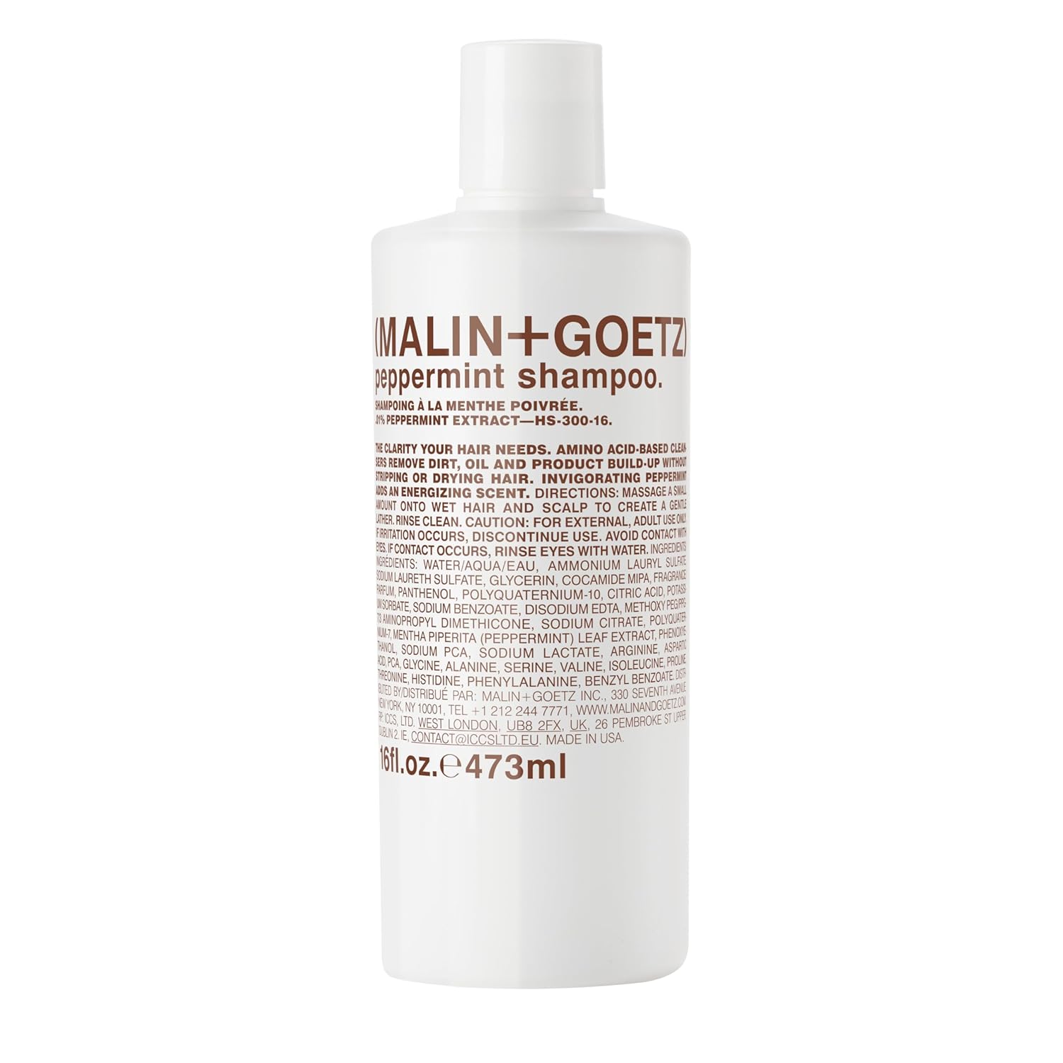 MALIN+GOETZ Shampoo for All Hair Types - Hydrating & Clarifying