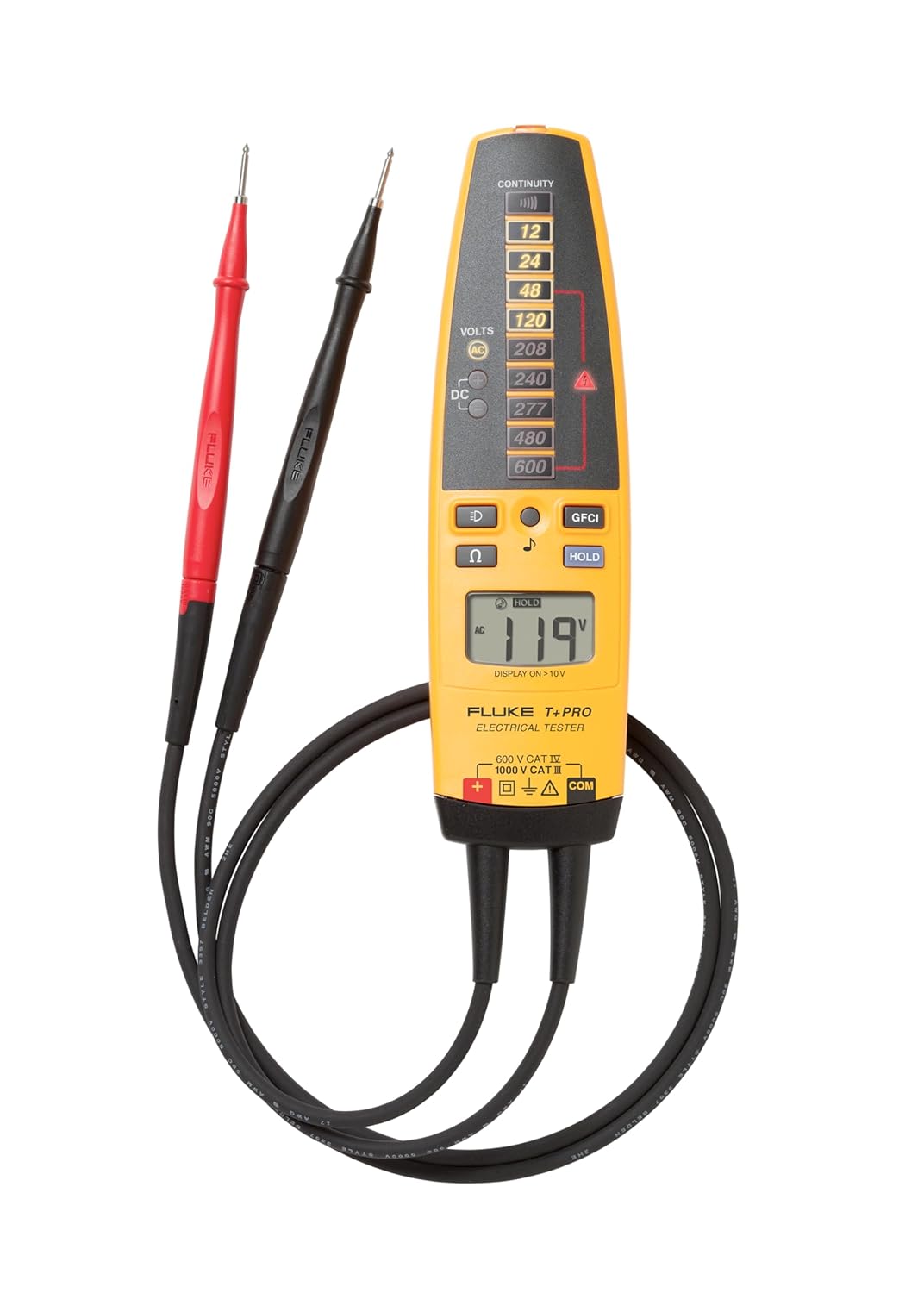Fluke T+PRO Electrical Tester for Accurate Voltage Detection