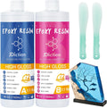 JDiction Epoxy Resin 80OZ Kit Crystal Clear - Bubble Free Finish