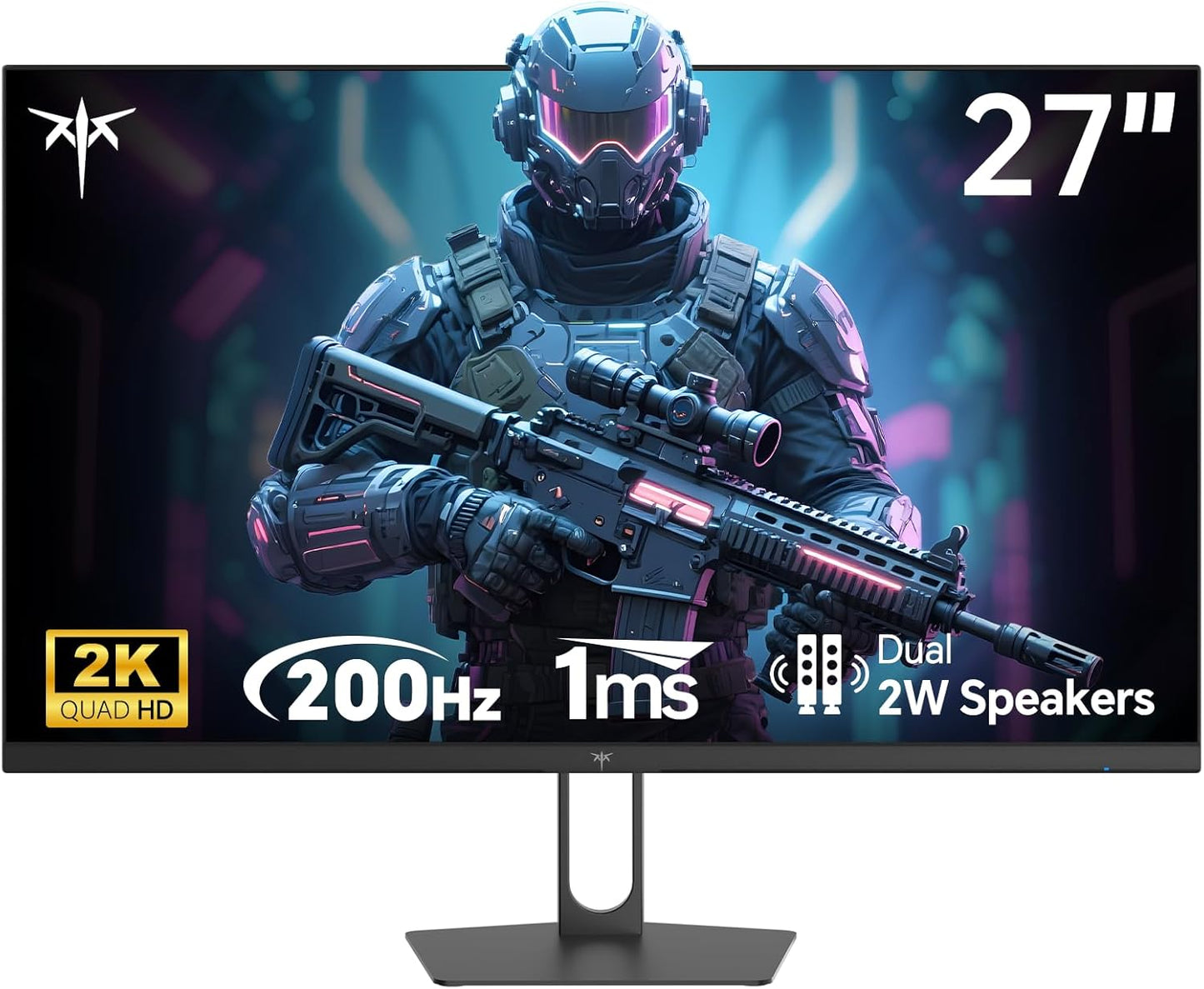 KTC 27 Inch Gaming Monitor - 2K QHD 2560 x 1440, 210Hz