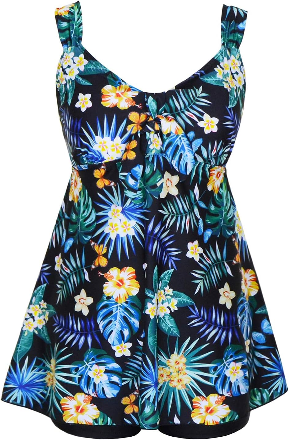 Plus Size Swimsuit for Women with Tummy Control and Style