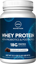 Whey Protein Chocolate 18g Protein with Probiotics - Digestive Support