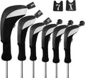Andux Golf Club Head Covers Set for Woods and Hybrids