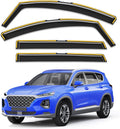 in-Channel Rain Guards Fit for Hyundai Santa Fe 5-Seats 2019-2023